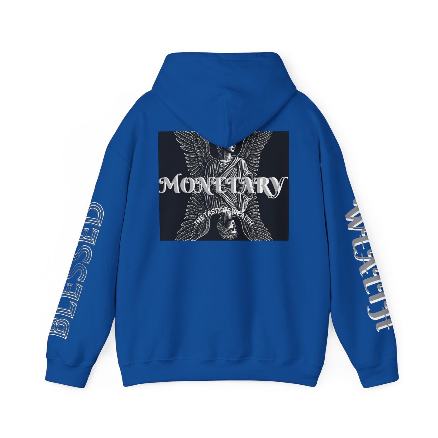 Monetary Design Sweatshirt - Unisex Heavy Blend Hoodie, Graphic Hooded Sweatshirt, Casual Streetwear, Gifts for Her, Cozy Layering