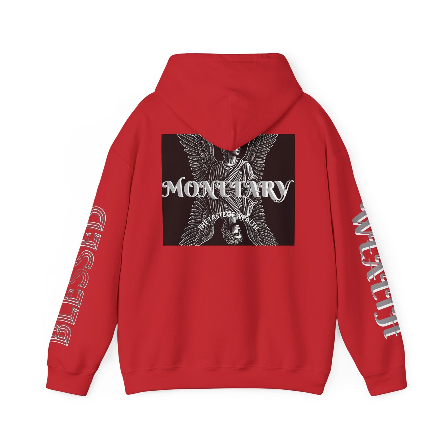 Monetary Design Sweatshirt - Unisex Heavy Blend Hoodie, Graphic Hooded Sweatshirt, Casual Streetwear, Gifts for Her, Cozy Layering