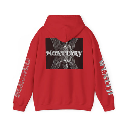Monetary Design Sweatshirt - Unisex Heavy Blend Hoodie, Graphic Hooded Sweatshirt, Casual Streetwear, Gifts for Her, Cozy Layering