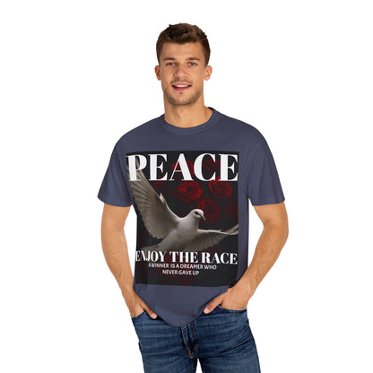 Peace & Inspiration Graphic T-Shirt, Unisex Tee for Dreamers, Motivational Apparel, Gift for Spiritual Seekers, Casual Wear