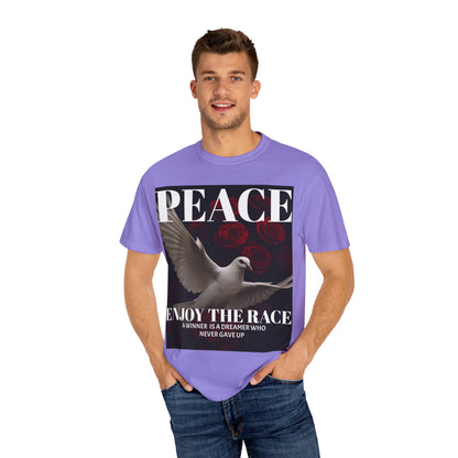 Peace & Inspiration Graphic T-Shirt, Unisex Tee for Dreamers, Motivational Apparel, Gift for Spiritual Seekers, Casual Wear
