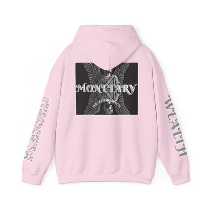 Monetary Design Sweatshirt - Unisex Heavy Blend Hoodie, Graphic Hooded Sweatshirt, Casual Streetwear, Gifts for Her, Cozy Layering