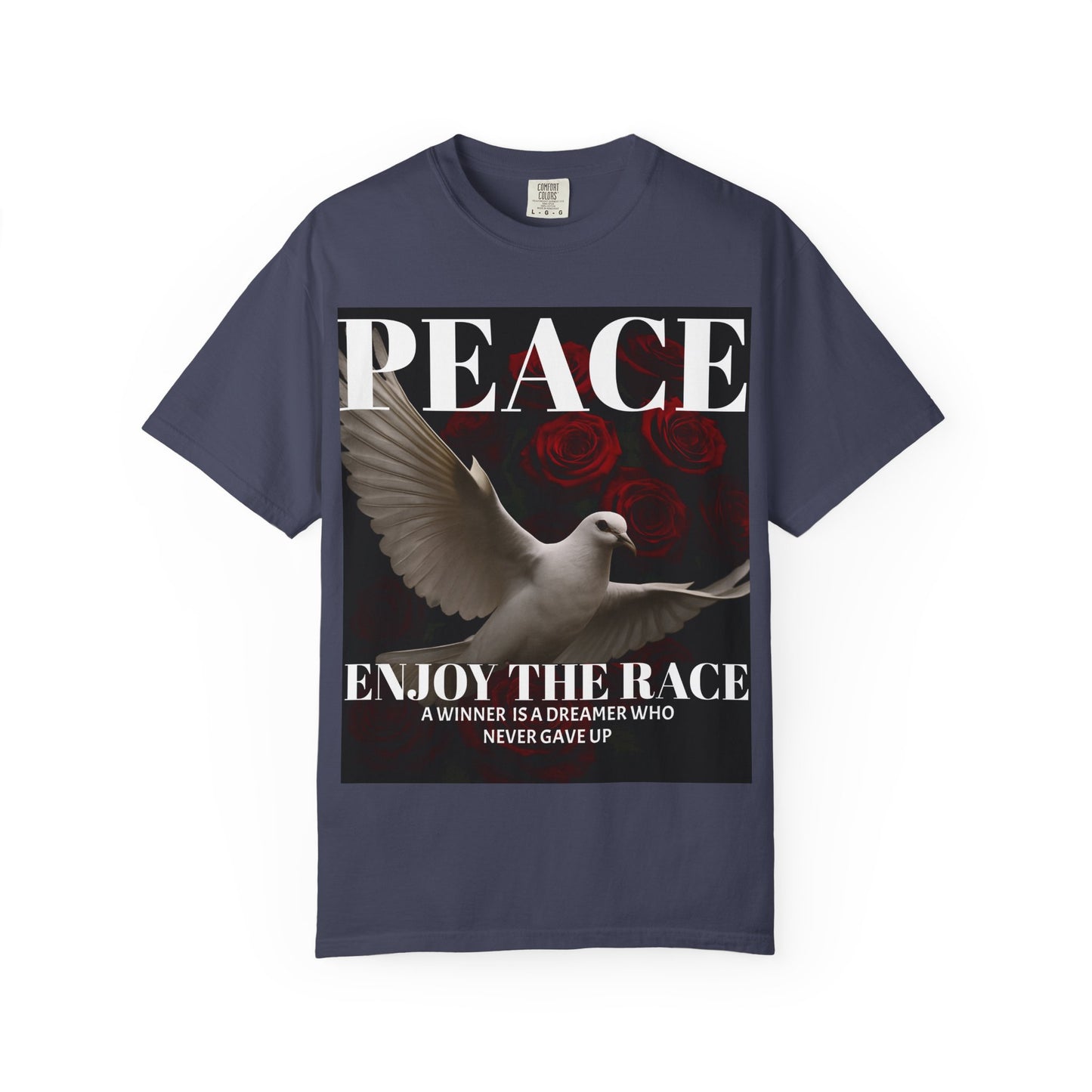 Peace & Inspiration Graphic T-Shirt, Unisex Tee for Dreamers, Motivational Apparel, Gift for Spiritual Seekers, Casual Wear