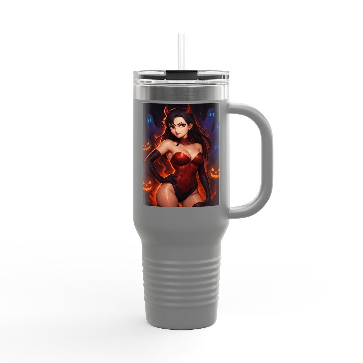Stylish Insulated Travel Mug, 40oz | Perfect for Coffee Lovers, Hot Drinks, Unique Gift, Halloween Decor, Personalized Mug