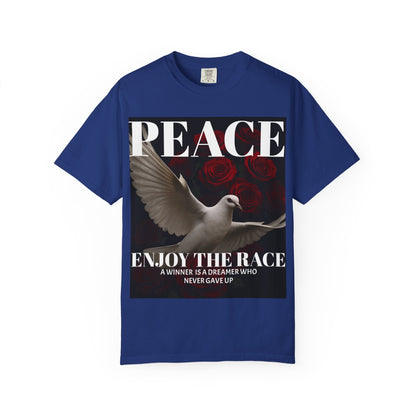 Peace & Inspiration Graphic T-Shirt, Unisex Tee for Dreamers, Motivational Apparel, Gift for Spiritual Seekers, Casual Wear