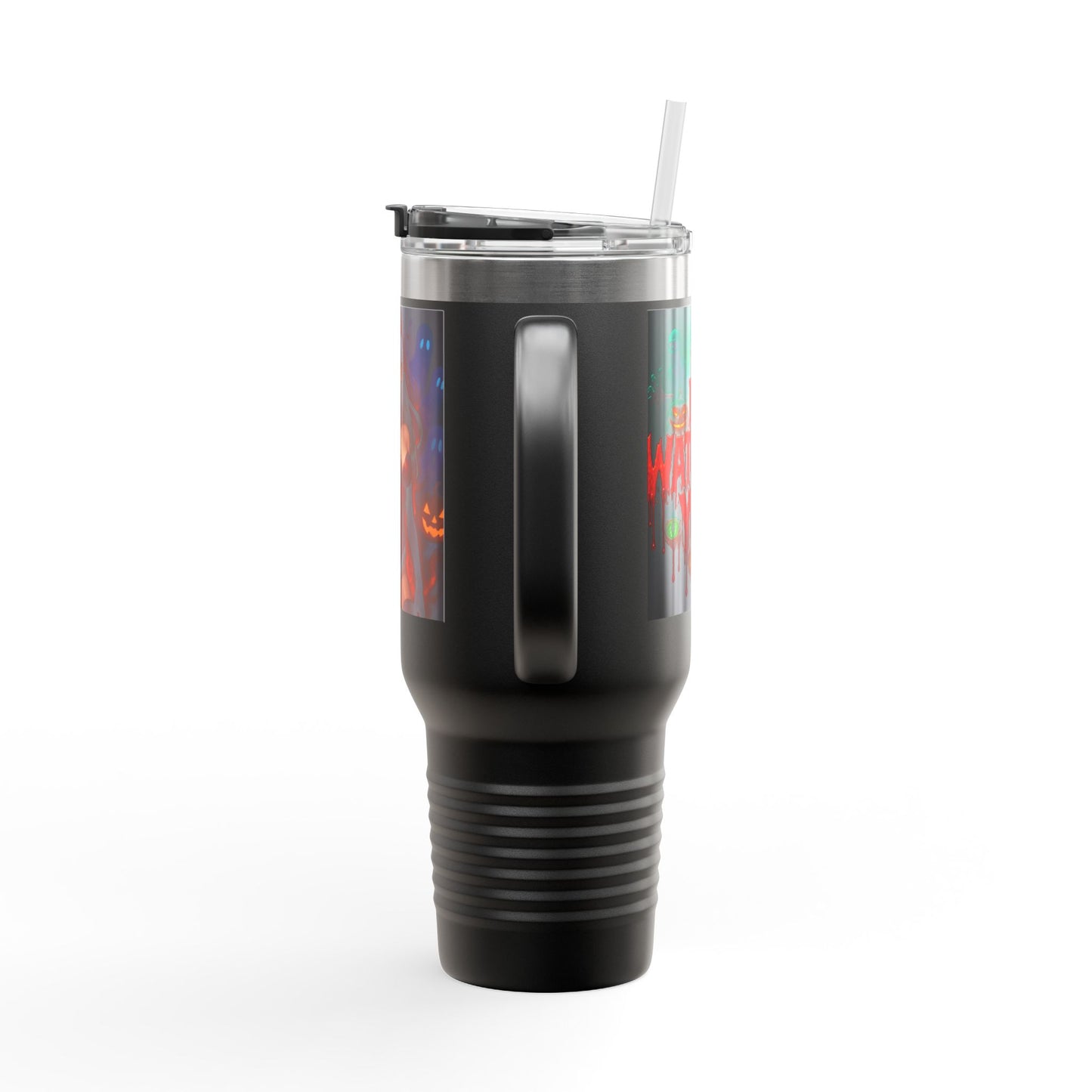 Stylish Insulated Travel Mug, 40oz | Perfect for Coffee Lovers, Hot Drinks, Unique Gift, Halloween Decor, Personalized Mug
