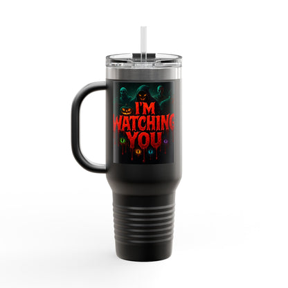 Stylish Insulated Travel Mug, 40oz | Perfect for Coffee Lovers, Hot Drinks, Unique Gift, Halloween Decor, Personalized Mug