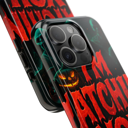 Spooky Tough Phone Cases: Halloween Gift, Horror Vibes, Protective Cases, Unique Phone Accessories, Gifting for Friends