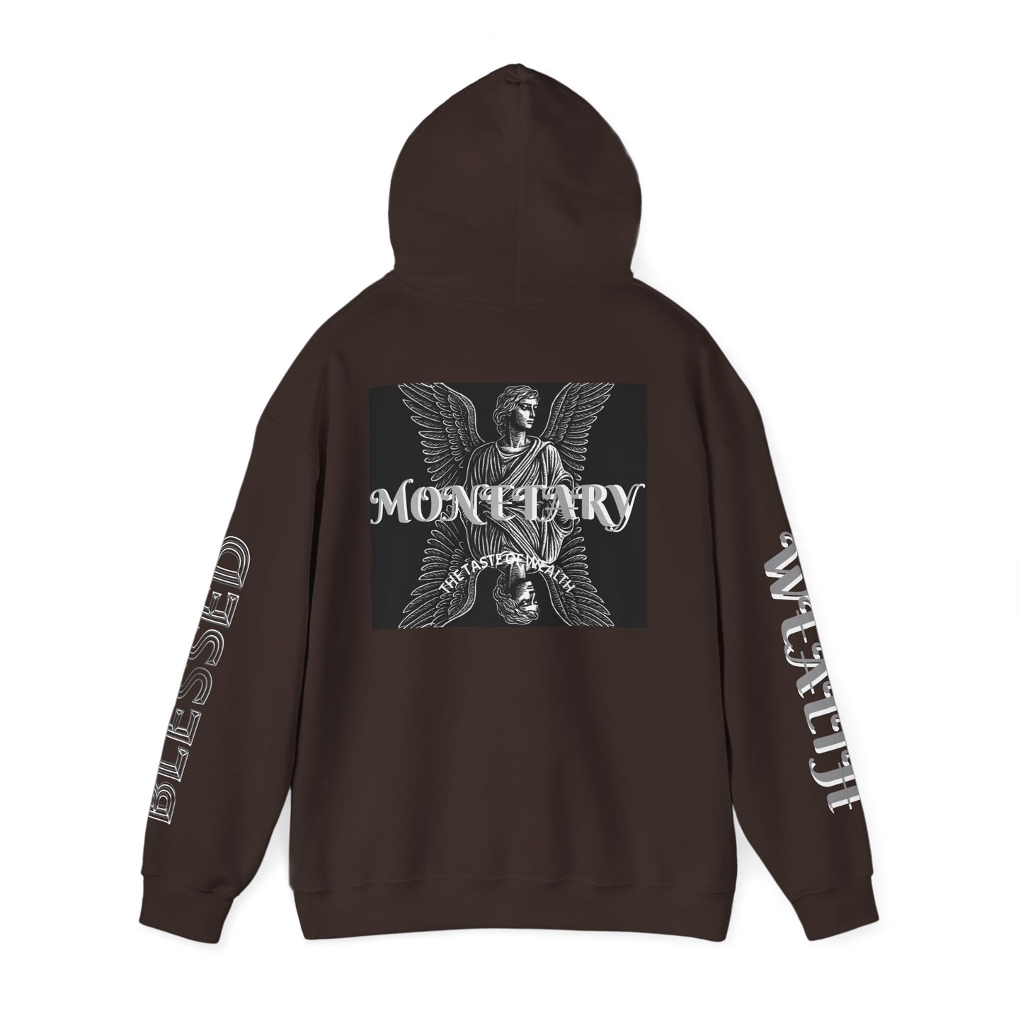 Monetary Design Sweatshirt - Unisex Heavy Blend Hoodie, Graphic Hooded Sweatshirt, Casual Streetwear, Gifts for Her, Cozy Layering