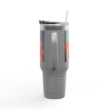 Stylish Insulated Travel Mug, 40oz | Perfect for Coffee Lovers, Hot Drinks, Unique Gift, Halloween Decor, Personalized Mug