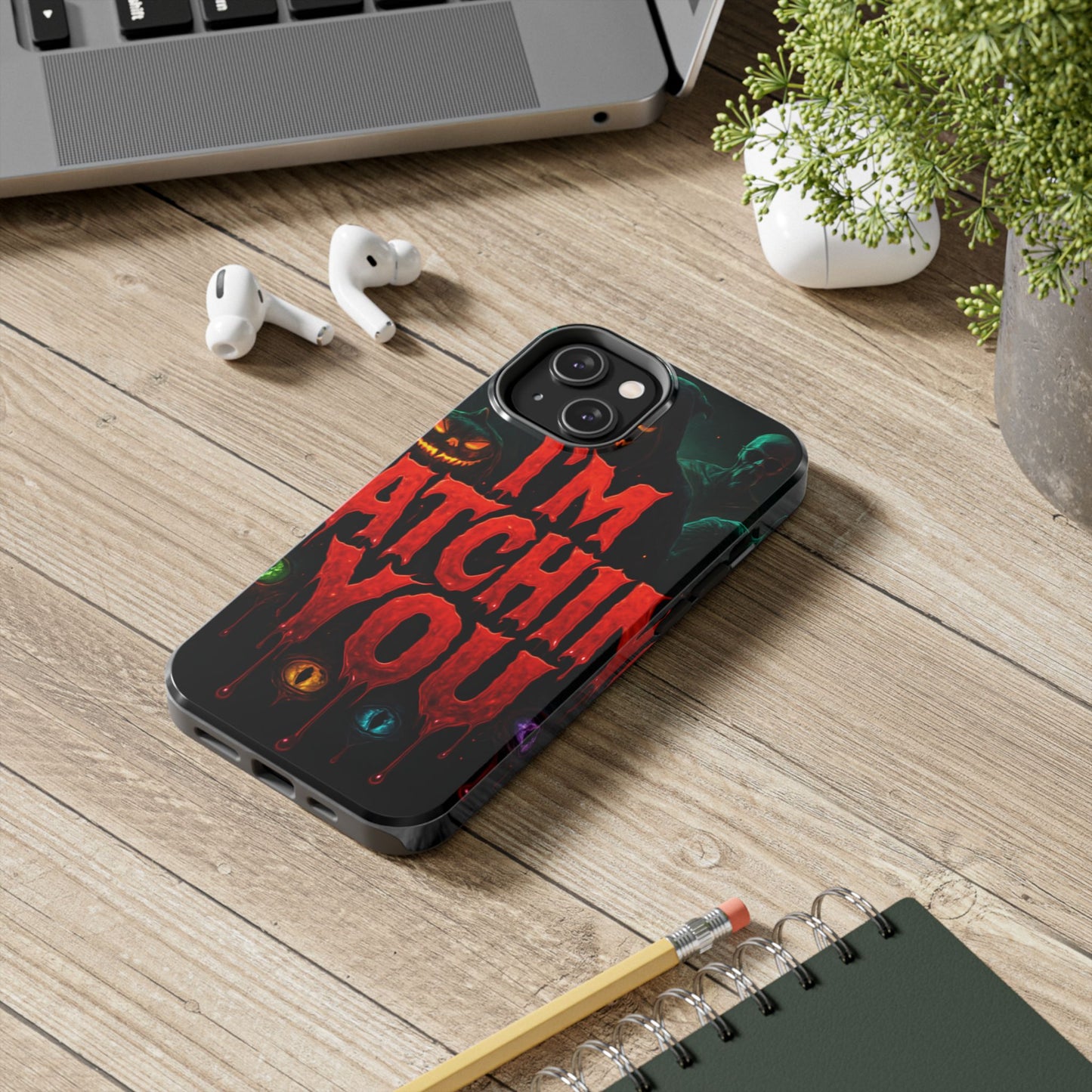 Spooky Tough Phone Cases: Halloween Gift, Horror Vibes, Protective Cases, Unique Phone Accessories, Gifting for Friends